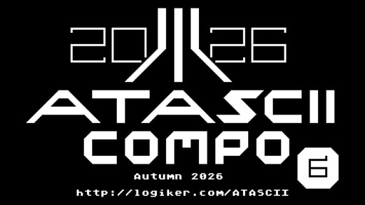 ATASCII Compo 6 Autumn 2026 1920 1080 slide