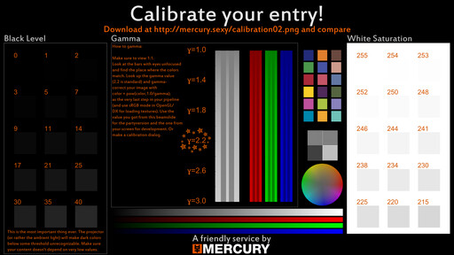 Mercury Calibration Slide slide