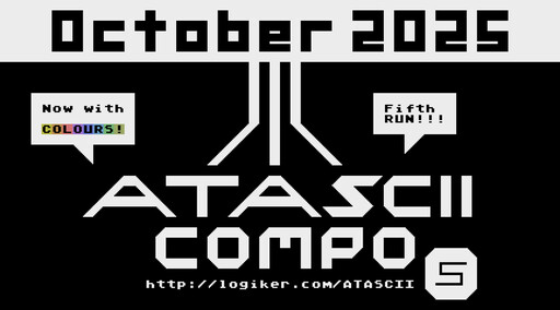 ATASCII Compo 5 October 2025 colours slide