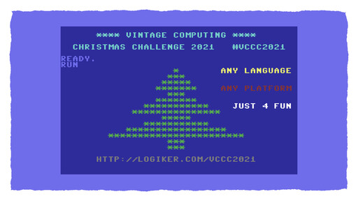 Vintage Computing Christmas Challenge slide