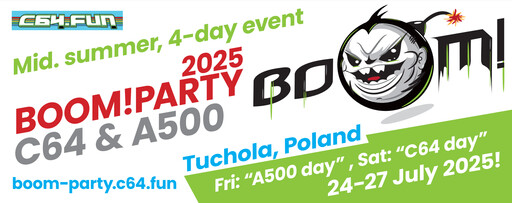 BOOM!PARTY 2025 banner slide